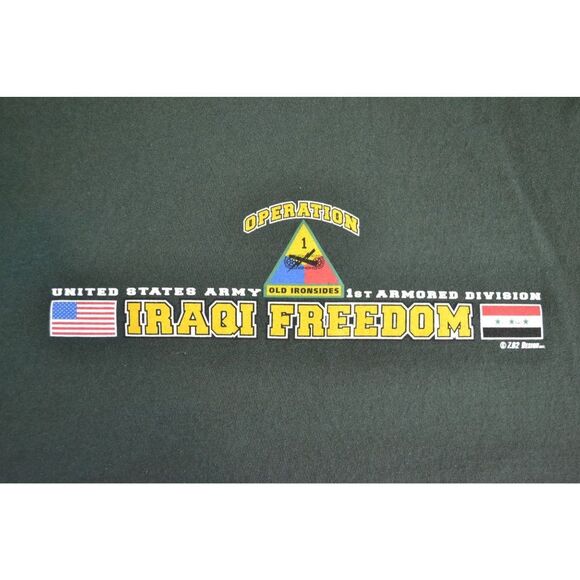 US Army Men's XXL Green Short Sleeve Graphic Print T-Shirt - Picture 9 of 12